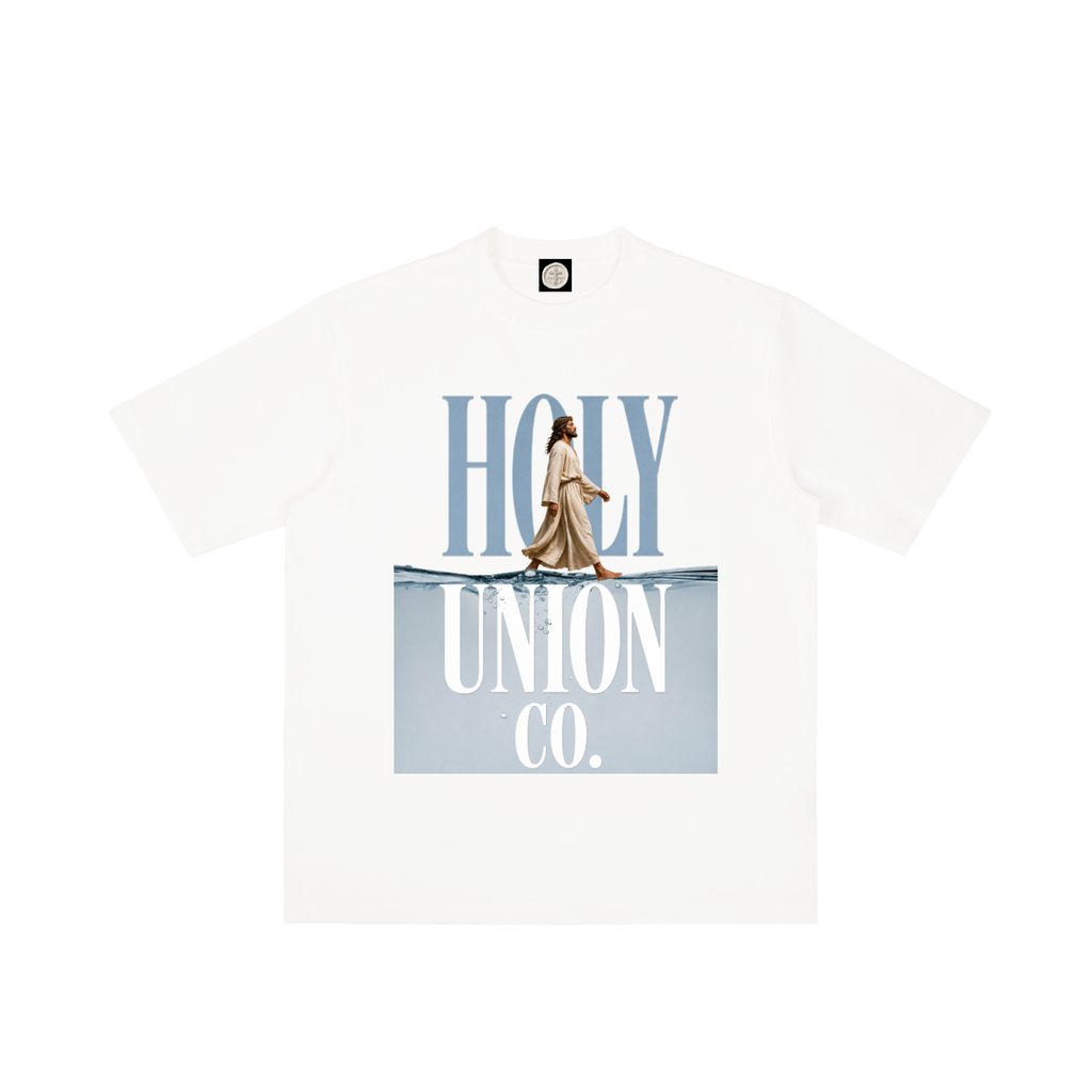 "WATER WALKER"  Drop Shoulder T-shirt