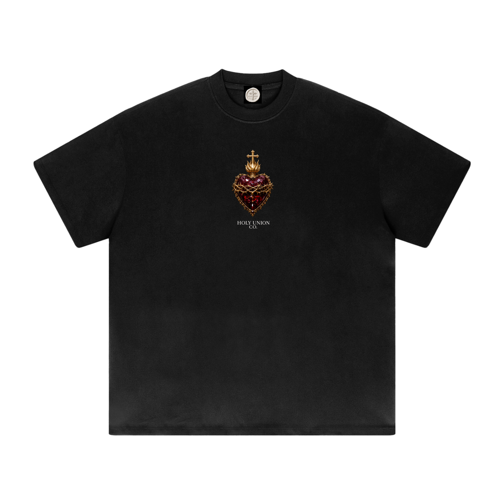 "HEART OF THE LORD" Heavyweight Drop Shoulder T-Shirt