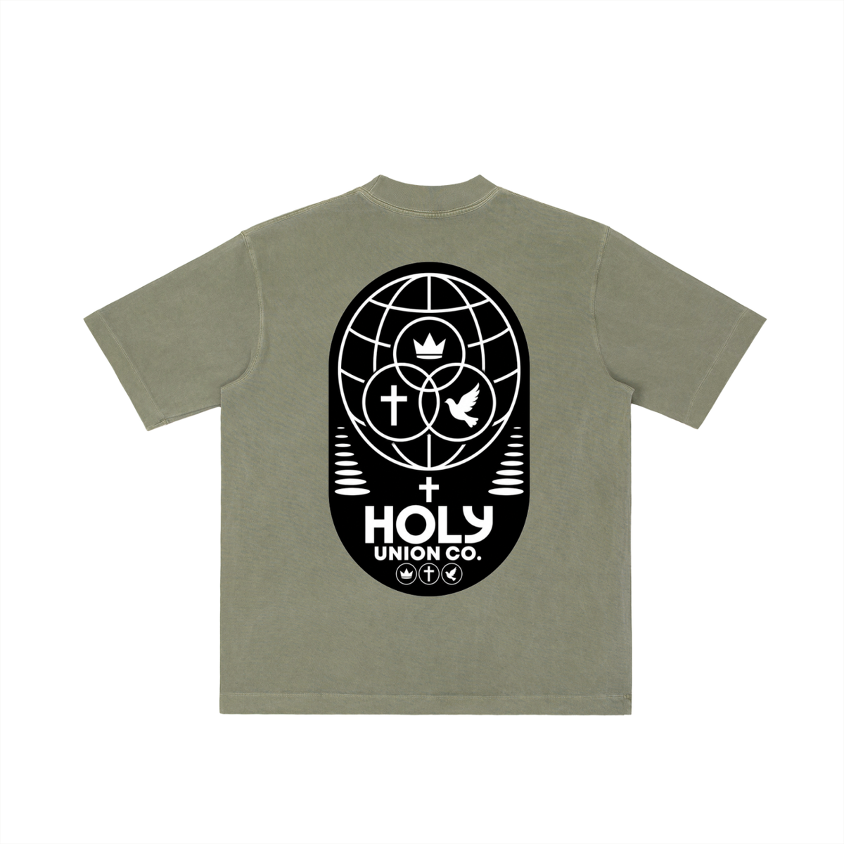 "HUC WRLD V.2 "  Drop Shoulder T-shirt