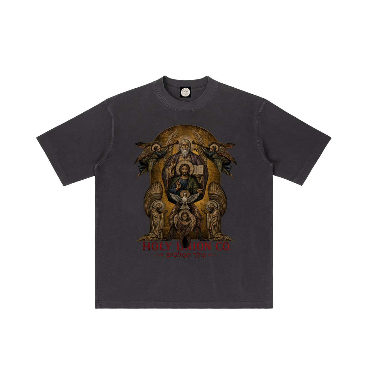 "HUC TRINITY" Drop Shoulder T-shirt