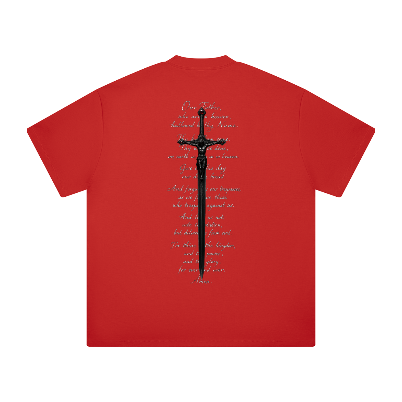 "OUR FATHER THE PROTECTOR" Heavyweight Drop Shoulder T-Shirt