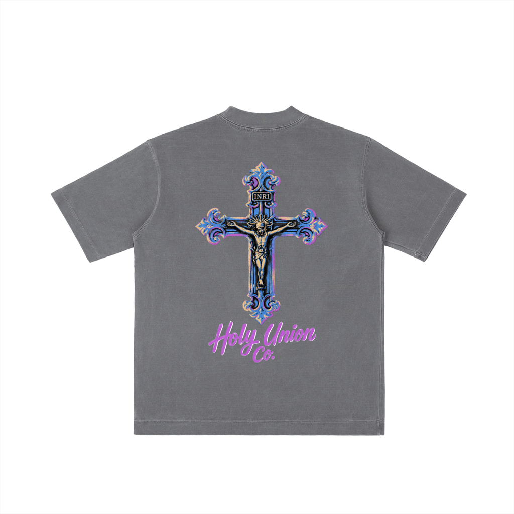 "V.CITY"  Drop Shoulder T-shirt