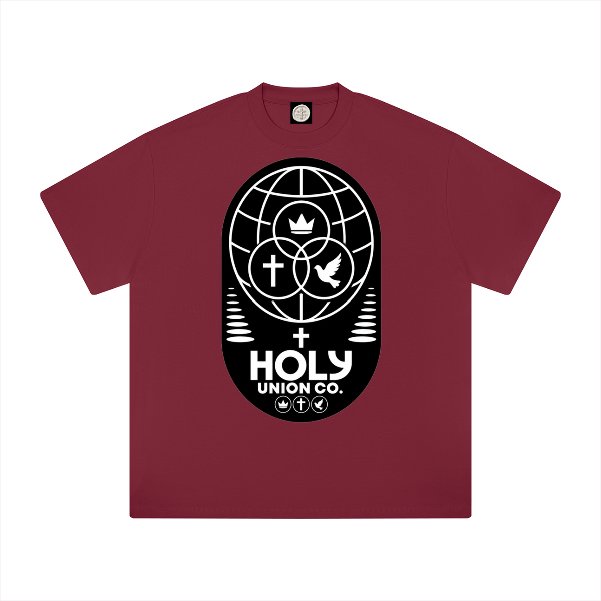 "HUC WRLD" Heavyweight Drop Shoulder T-Shirt