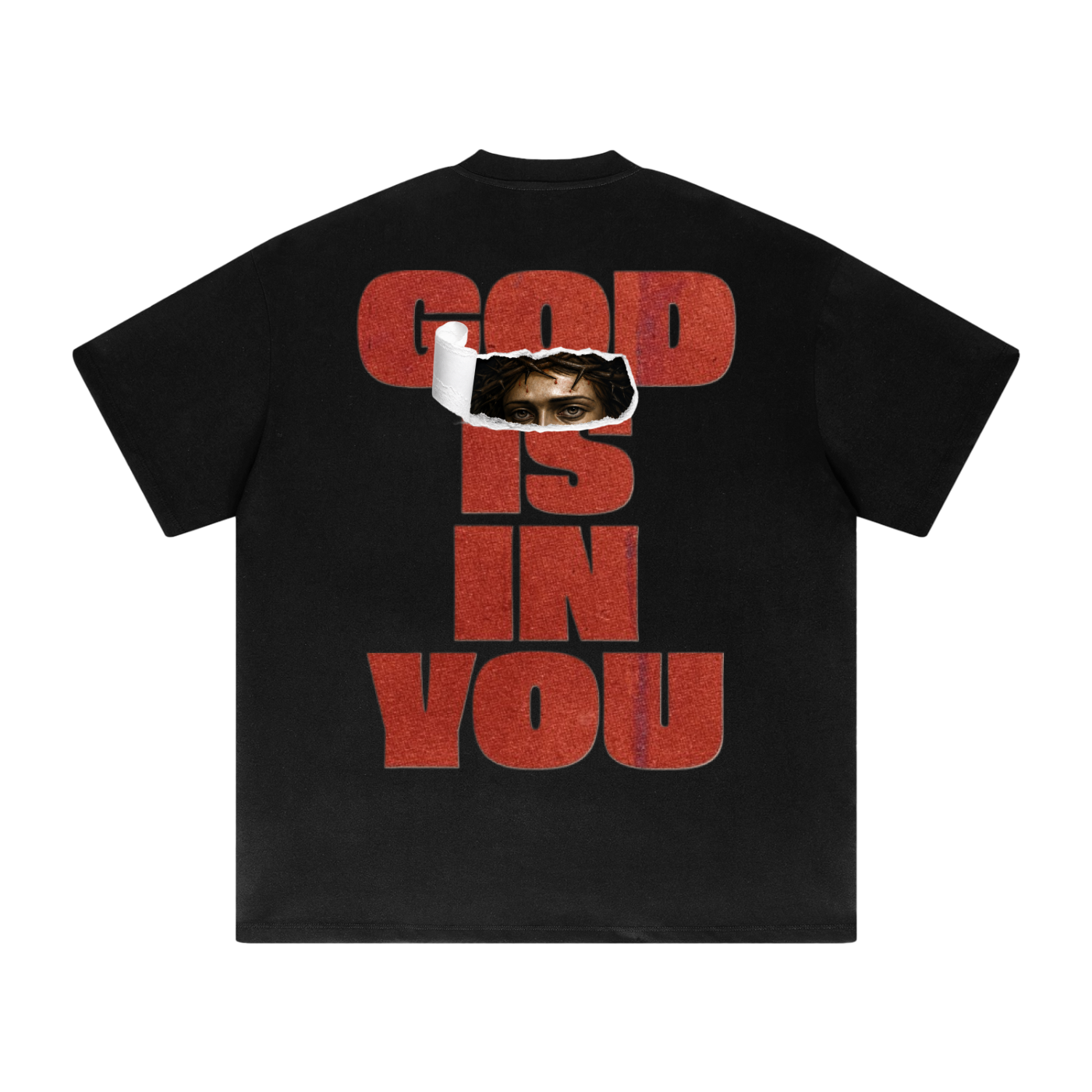 "GOD IS IN YOU" Heavyweight Drop Shoulder T-Shirt