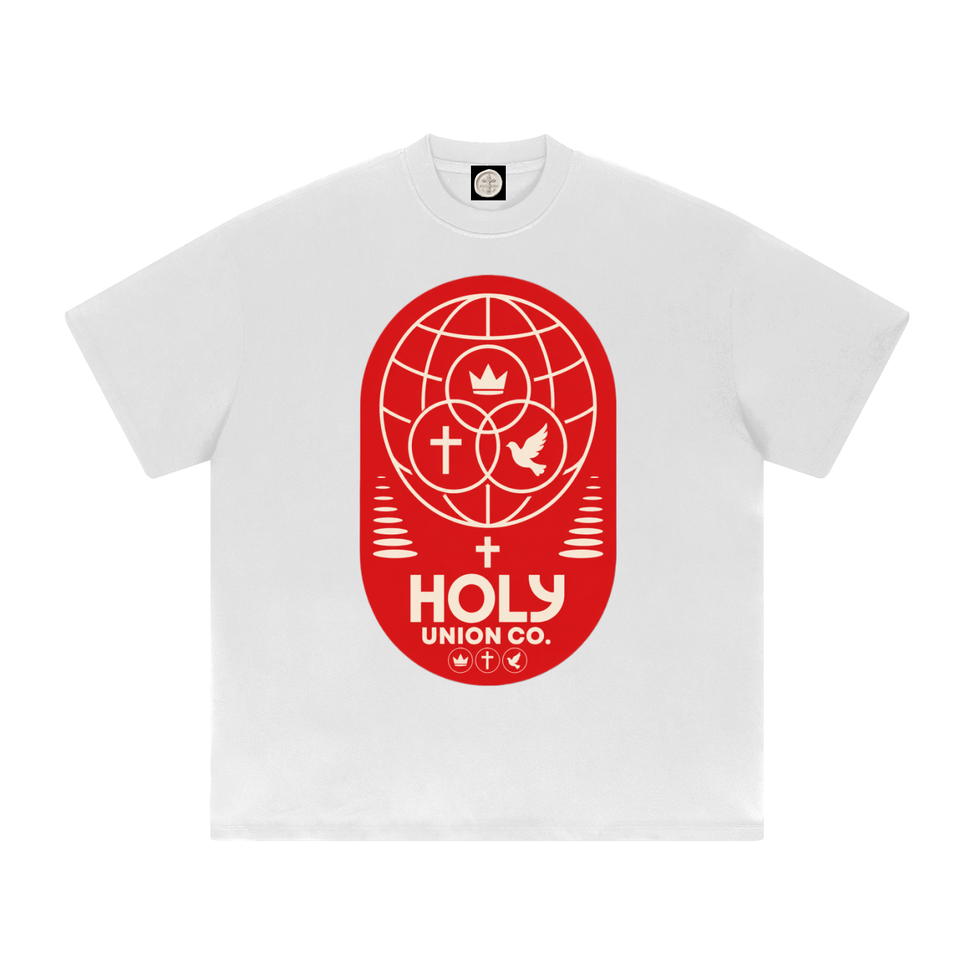 "HUC WRLD" Heavyweight Drop Shoulder T-Shirt