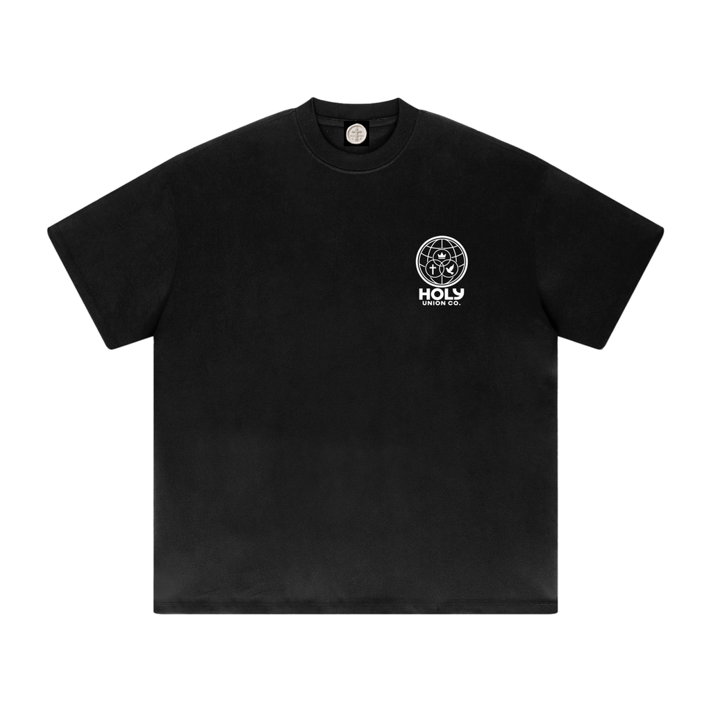 "HUC WRLD V.2" Heavyweight Drop Shoulder T-Shirt
