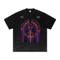 "HUC WASHED" Heavyweight Drop Shoulder T-Shirt