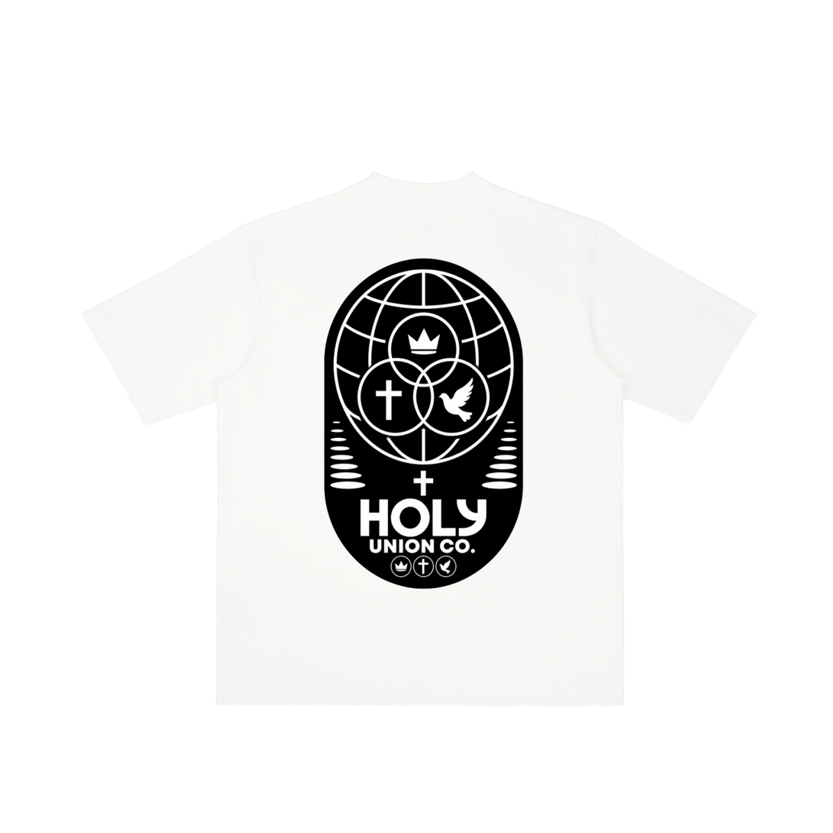 "HUC WRLD V.2 "  Drop Shoulder T-shirt
