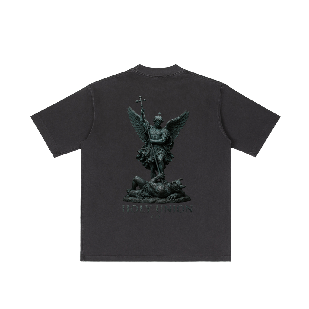 "SAINT MICHAEL" Drop Shoulder T-shirt