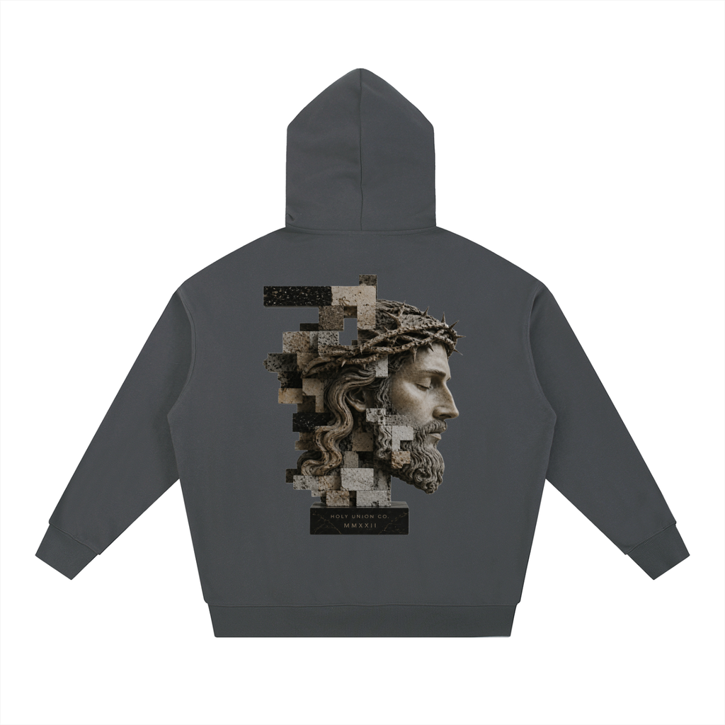"CROWNED IN PIECES" Essential Heavyweight Hoodie