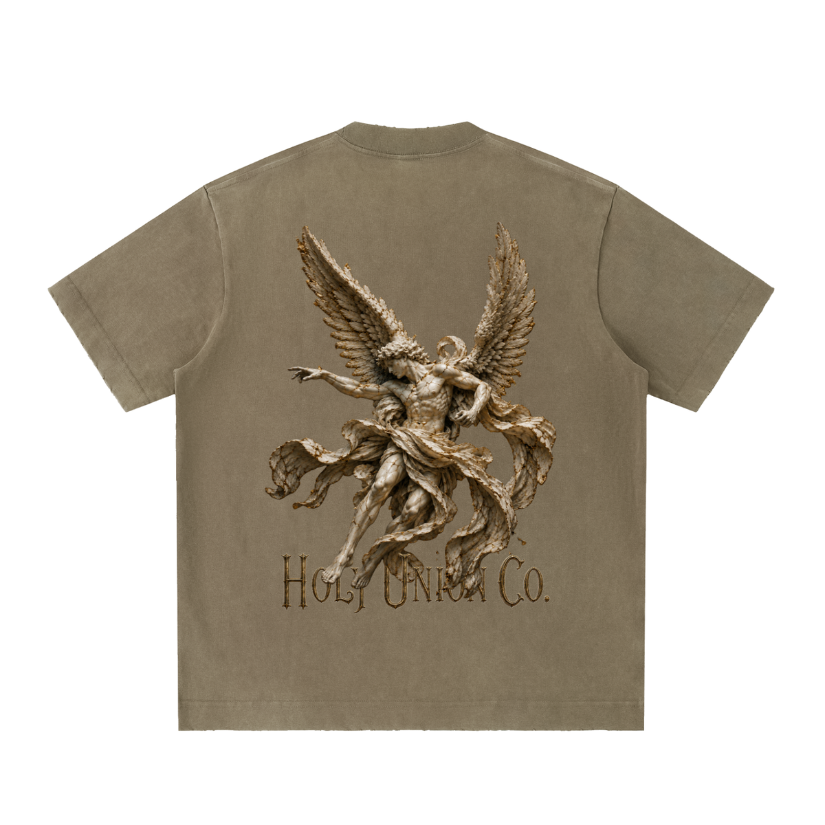 "GUARDIAN" Heavyweight Frayed T-Shirt