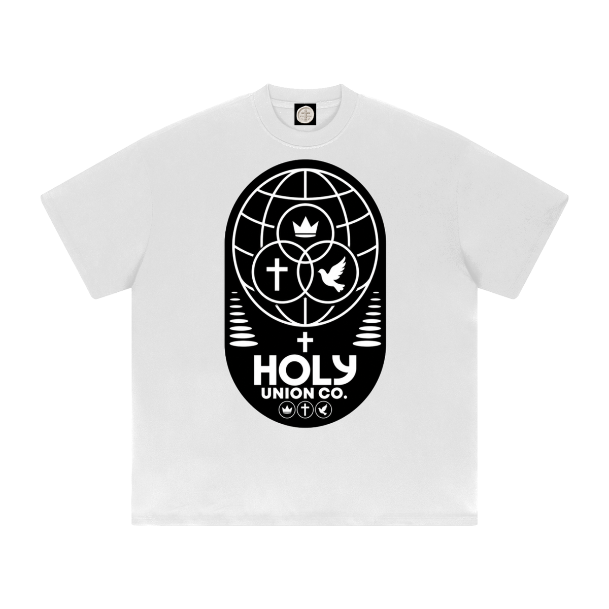 "HUC WRLD" Heavyweight Drop Shoulder T-Shirt