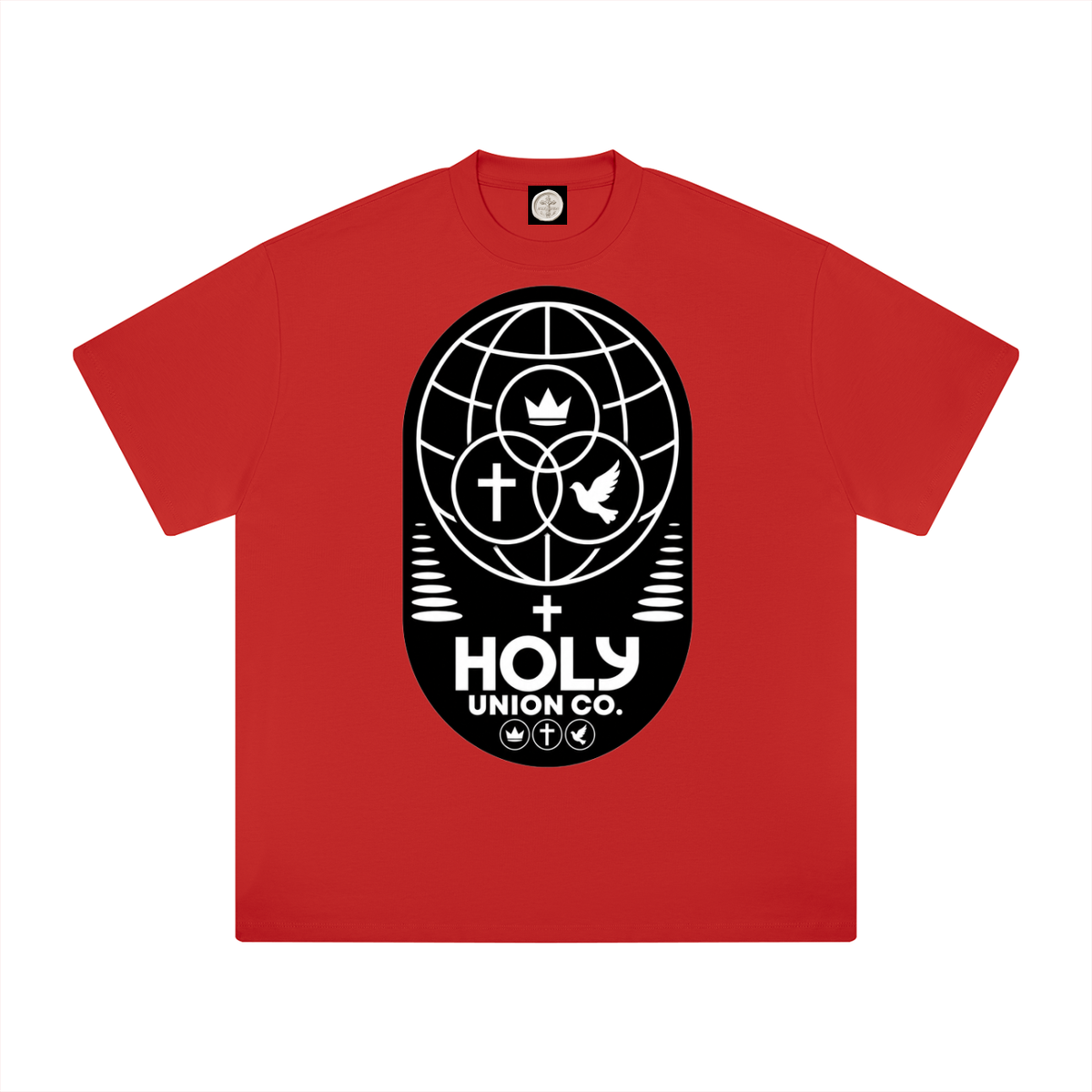 "HUC WRLD" Heavyweight Drop Shoulder T-Shirt