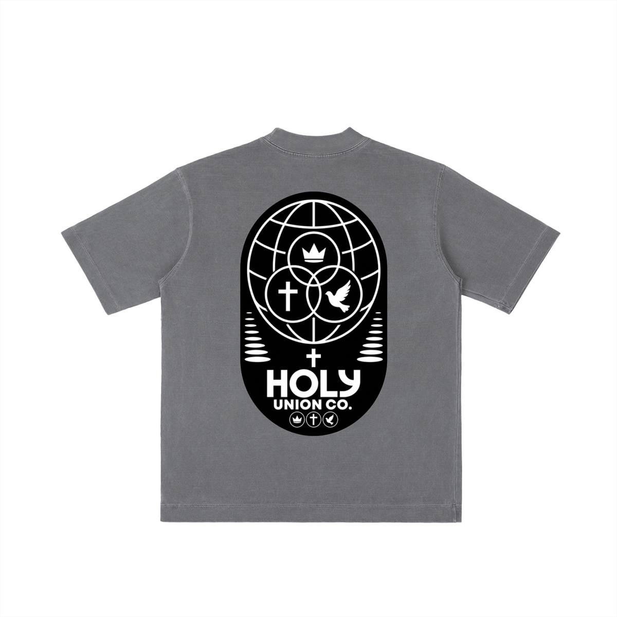 "HUC WRLD V.2 "  Drop Shoulder T-shirt