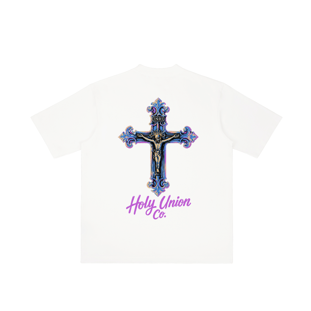 "V.CITY"  Drop Shoulder T-shirt