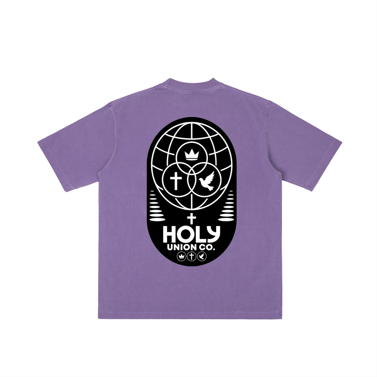 "HUC WRLD V.2 "  Drop Shoulder T-shirt