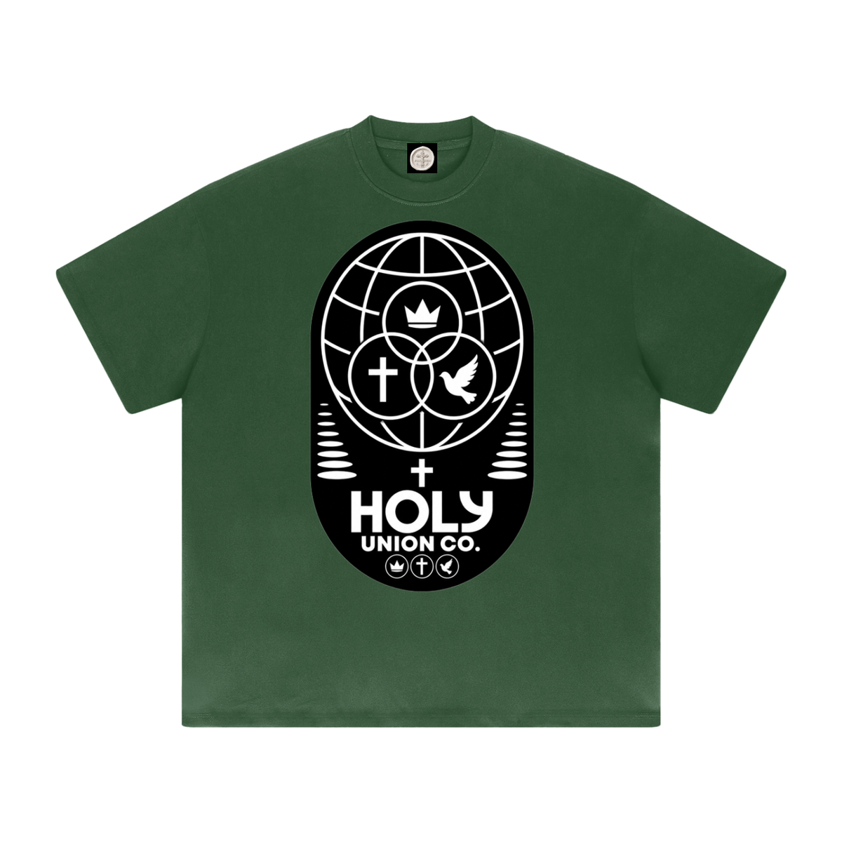 "HUC WRLD" Heavyweight Drop Shoulder T-Shirt