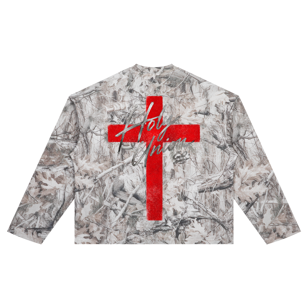 "HUC Bloodline" Unisex Tree Camo Waffle T-Shirt