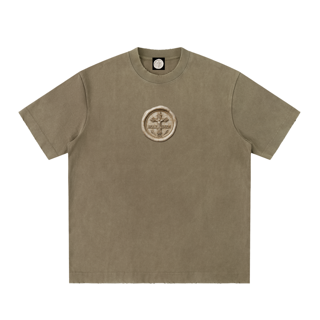 "GUARDIAN" Heavyweight Frayed T-Shirt