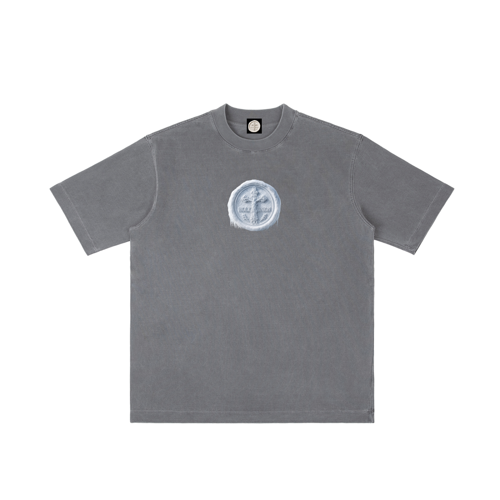 "DIVE DEEPER" Vintage Wash Drop Shoulder T-shirt