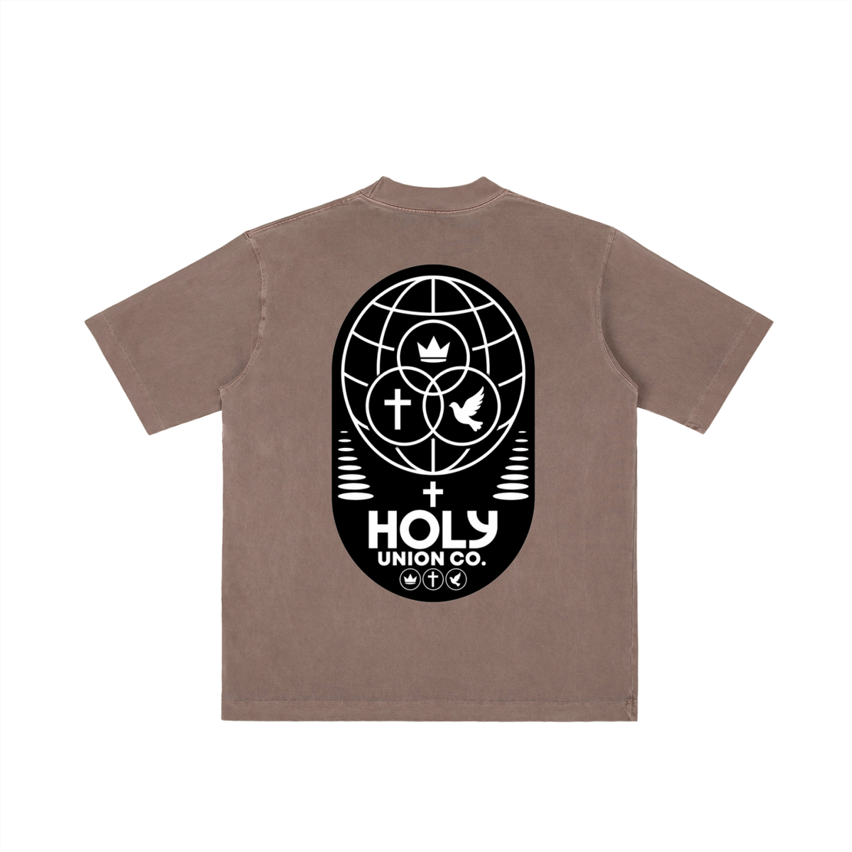 "HUC WRLD V.2 "  Drop Shoulder T-shirt