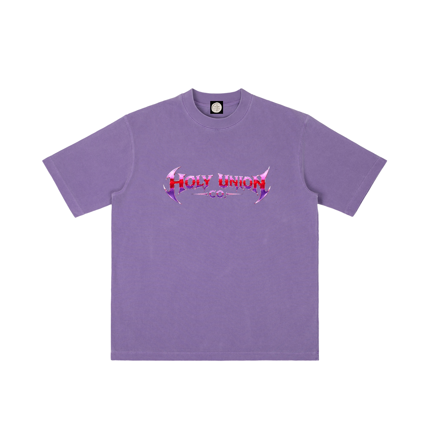 "ROYAL CRIMSON CROSS" Drop Shoulder T-shirt