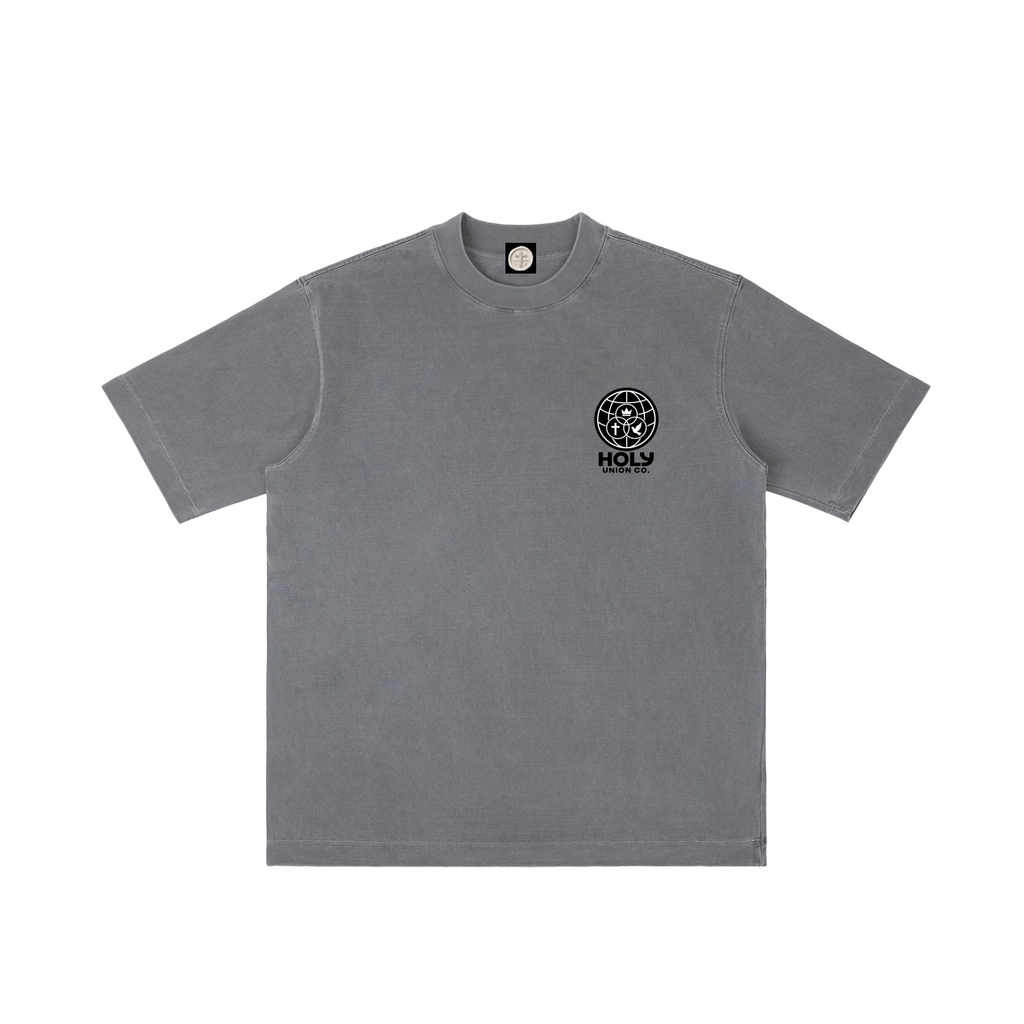 "HUC WRLD V.2 "  Drop Shoulder T-shirt