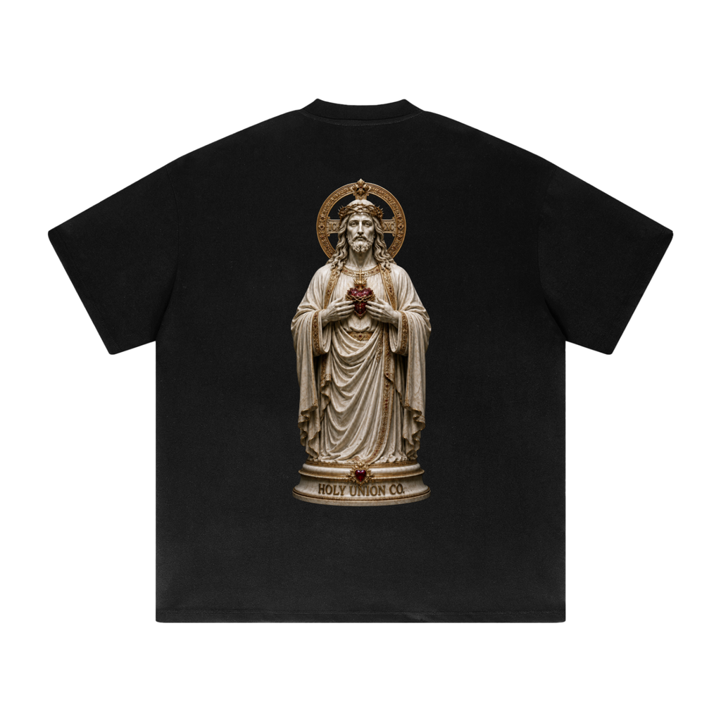 "HEART OF THE LORD" Heavyweight Drop Shoulder T-Shirt