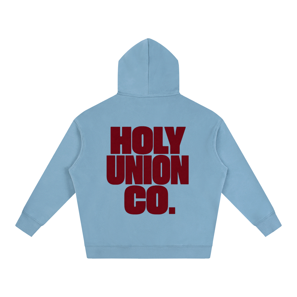 "HUC" Oversize Fleeced Hoodie