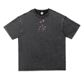 "LIFTED LOVE" Washed Heavyweight Oversize T-Shirt