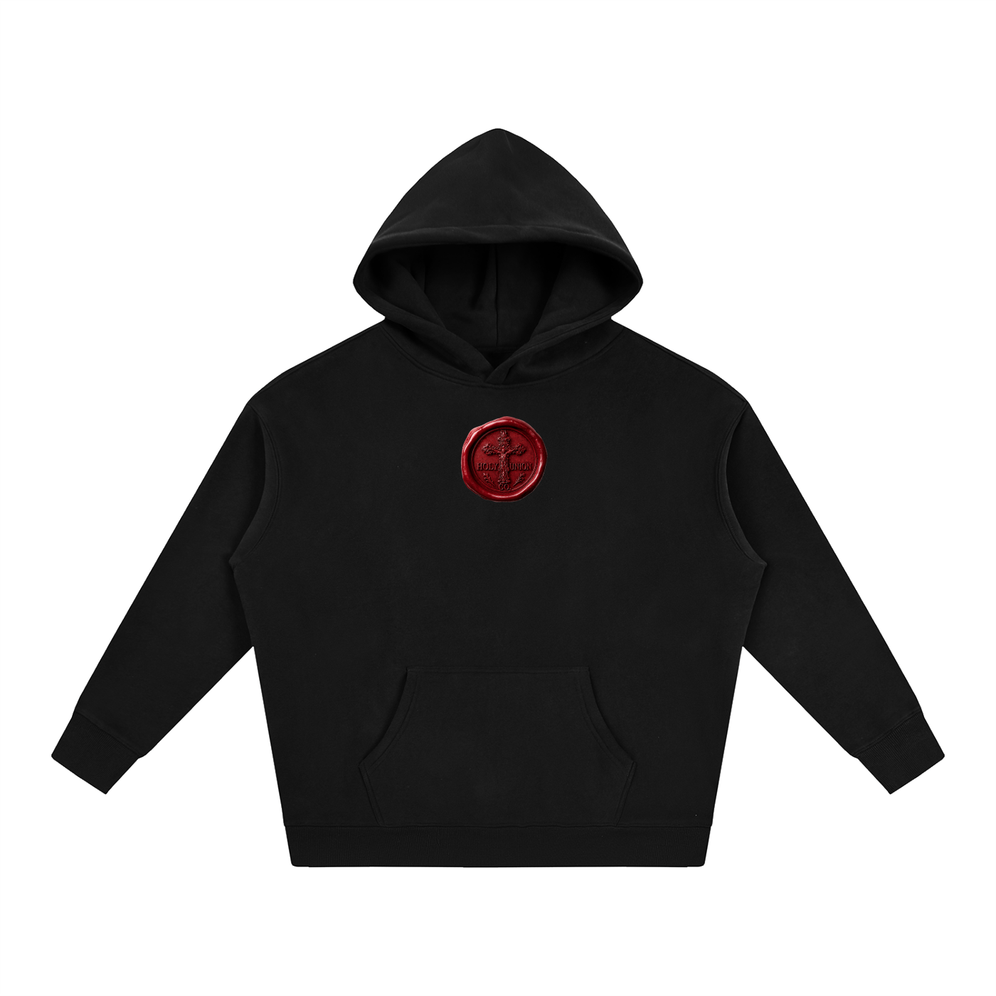 "OG WAX STAMP" Oversize Fleeced Hoodie