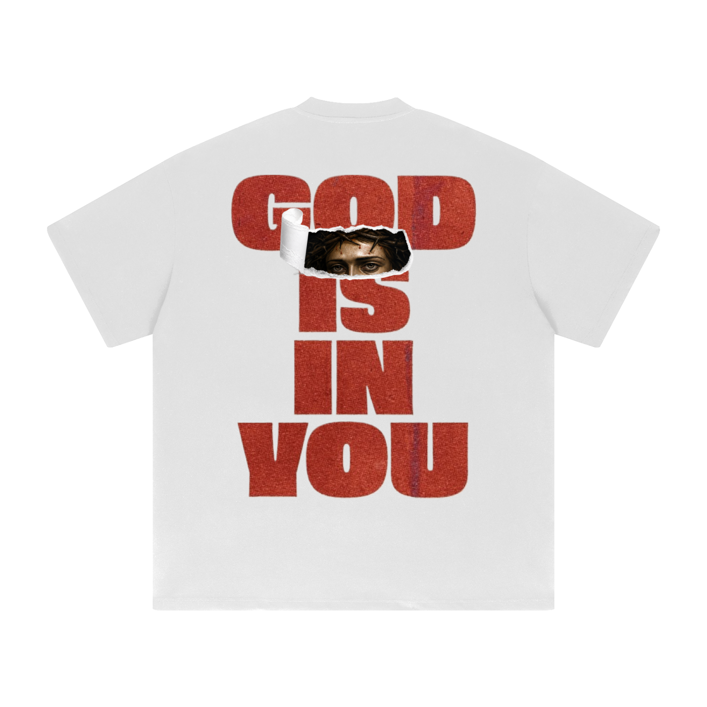 "GOD IS IN YOU" Heavyweight Drop Shoulder T-Shirt