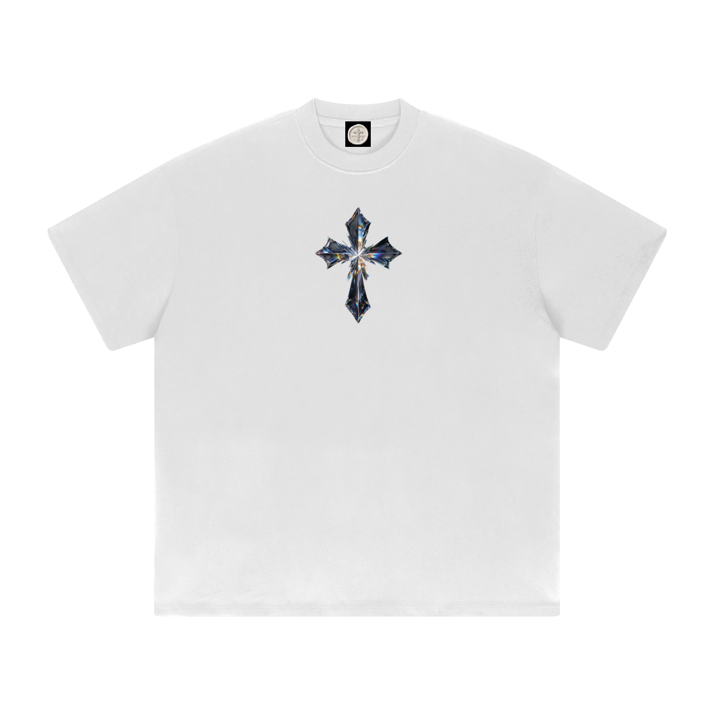 "SACRED CROSS" Heavyweight Drop Shoulder T-Shirt