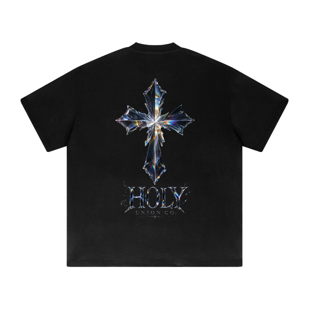 "SACRED CROSS" Heavyweight Drop Shoulder T-Shirt
